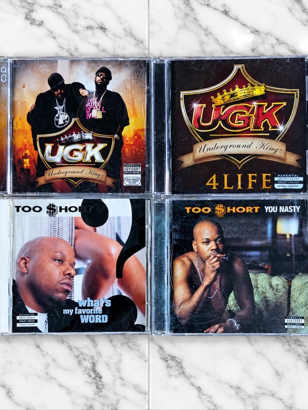 CD Bundle UGK Underground Kingz Too $hort Lot - Hip Hop | Bun B | Pimp C